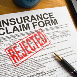 rejected insurance claim form